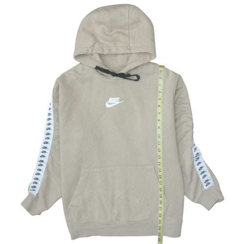 Mens UK Size L Nike Beige Pullover Hoodie