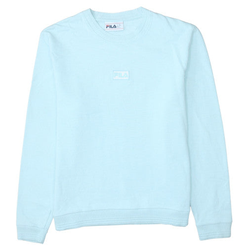 Womens UK Size L FILA Blue Pullover Sweatshirt