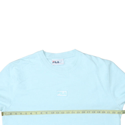 Womens UK Size L FILA Blue Pullover Sweatshirt