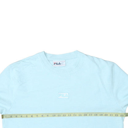 Womens UK Size L FILA Blue Pullover Sweatshirt