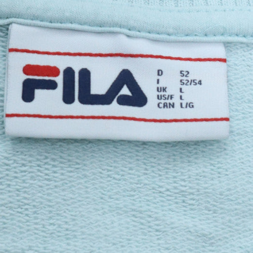 Womens UK Size L FILA Blue Pullover Sweatshirt