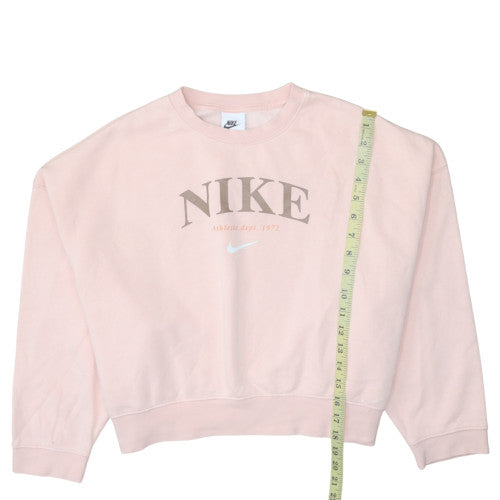 Teens UK Size L Nike Pink Pullover Sweatshirt