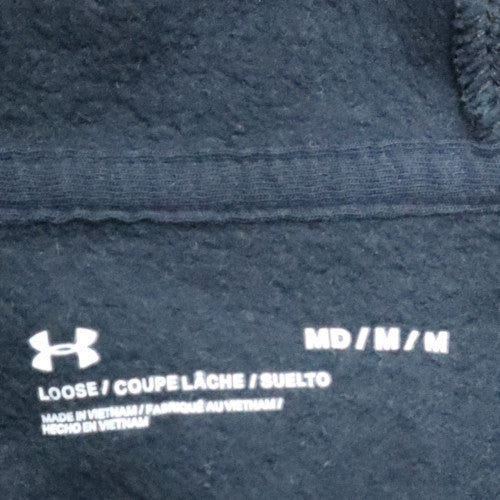 Mens UK Size M Under Armour Black Full Zip Hoodie