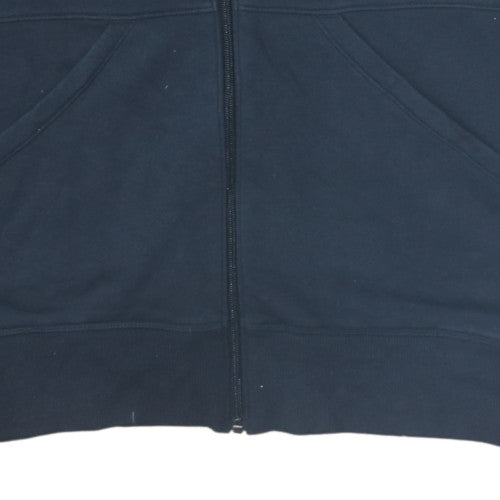 Mens UK Size M Under Armour Black Full Zip Hoodie