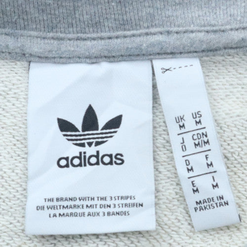 Mens UK Size M adidas Grey Pullover Sweatshirt