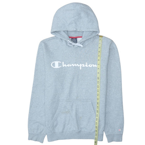 Mens UK Size M Champion Grey Pullover Hoodie