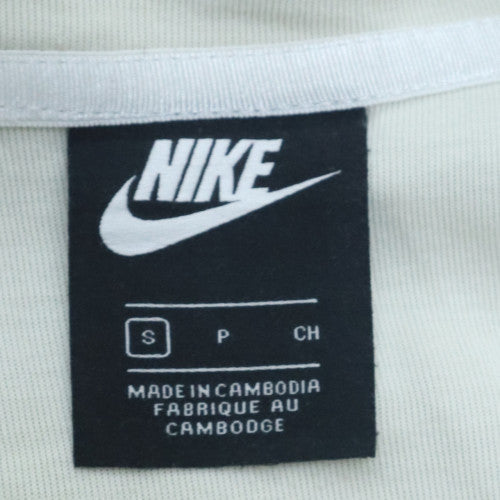 Mens UK Size S Nike White Full Zip Hoodie