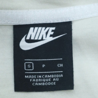 Mens UK Size S Nike White Full Zip Hoodie