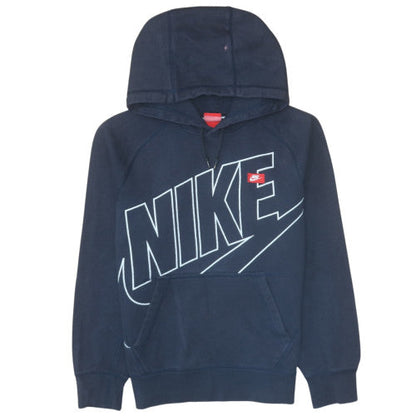 Mens UK Size S Nike Blue Pullover Hoodie