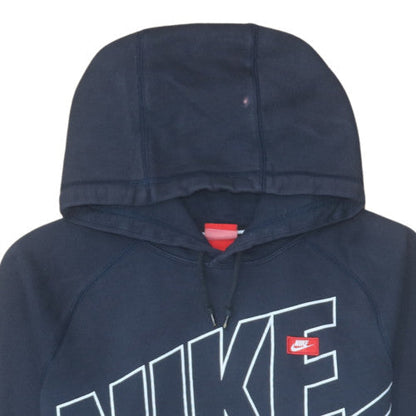 Mens UK Size S Nike Blue Pullover Hoodie