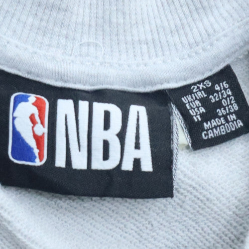 Mens UK Size XS NBA Grey Pullover Sweatshirt