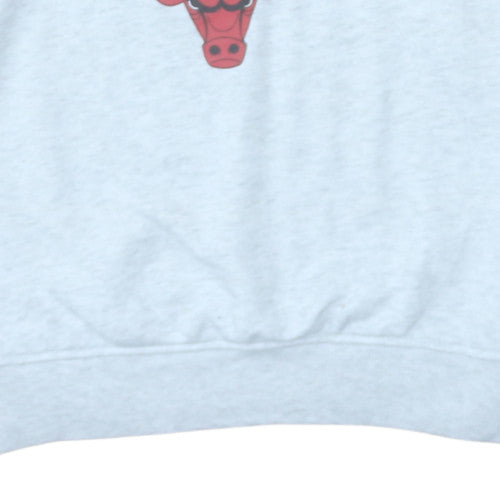 Mens UK Size XS NBA Grey Pullover Sweatshirt