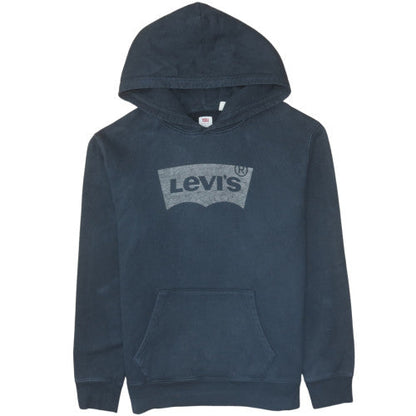 Mens UK Size L Levi's Blue Pullover Hoodie