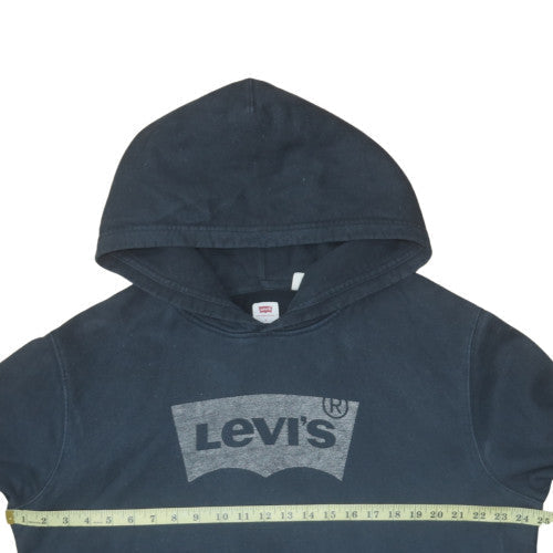 Mens UK Size L Levi's Blue Pullover Hoodie