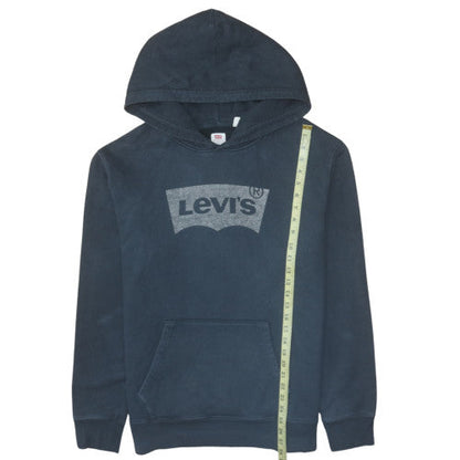 Mens UK Size L Levi's Blue Pullover Hoodie