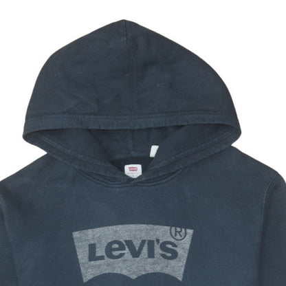 Mens UK Size L Levi's Blue Pullover Hoodie