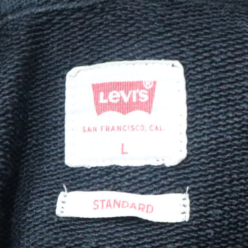 Mens UK Size L Levi's Blue Pullover Hoodie