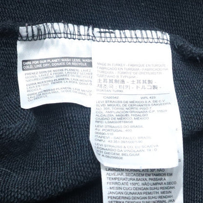 Mens UK Size L Levi's Blue Pullover Hoodie