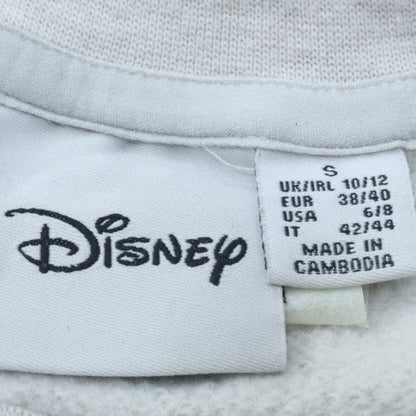 Womens UK Size 10/12 Disney Grey Pullover Sweatshirt
