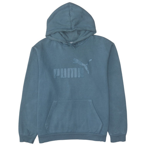 Mens UK Size XL Puma Blue Pullover Hoodie