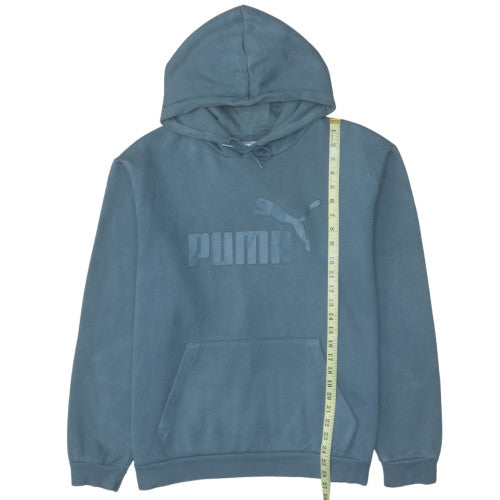 Mens UK Size XL Puma Blue Pullover Hoodie