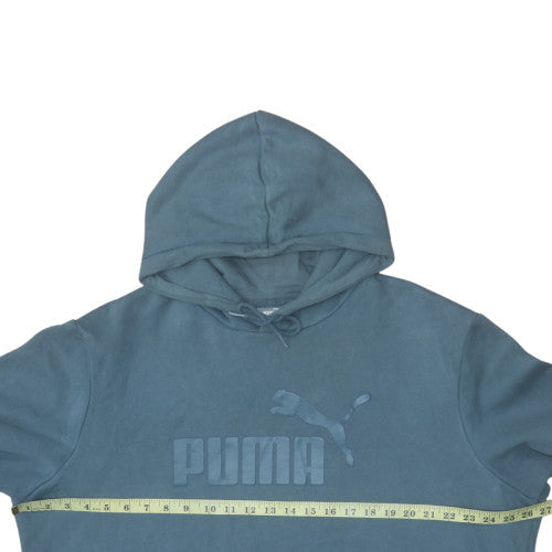 Mens UK Size XL Puma Blue Pullover Hoodie