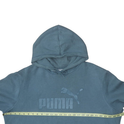 Mens UK Size XL Puma Blue Pullover Hoodie