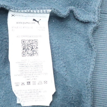Mens UK Size XL Puma Blue Pullover Hoodie