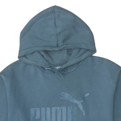 Mens UK Size XL Puma Blue Pullover Hoodie