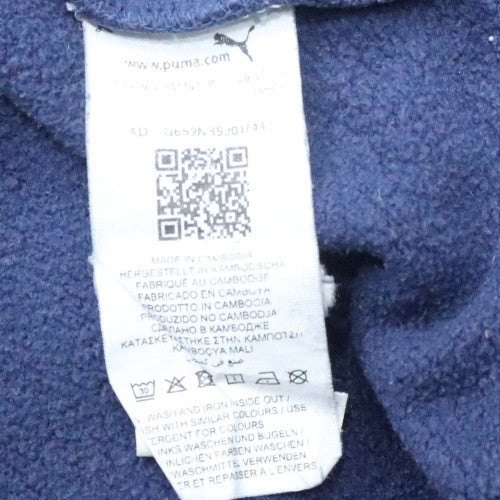 Mens UK Size M Puma Blue Pullover Sweatshirt