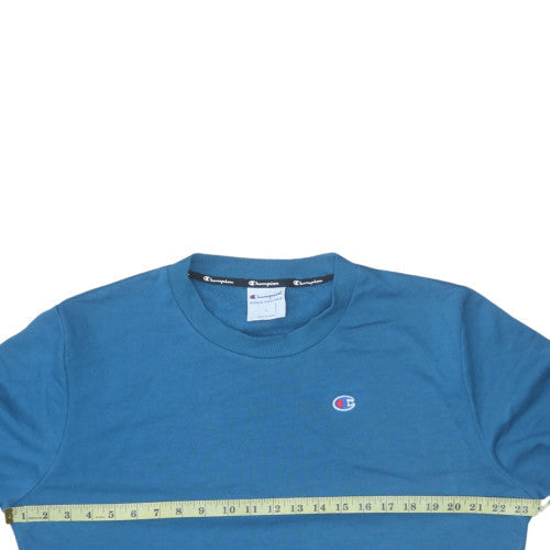 Mens UK Size L Champion Blue Pullover Sweatshirt