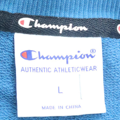 Mens UK Size L Champion Blue Pullover Sweatshirt