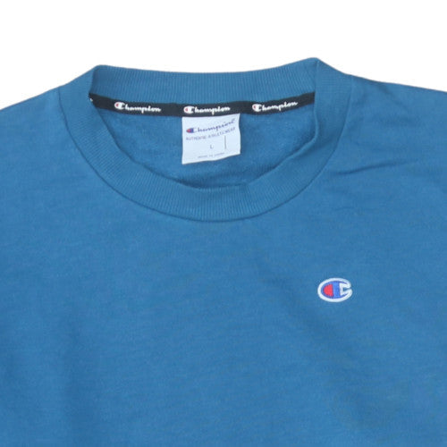Mens UK Size L Champion Blue Pullover Sweatshirt