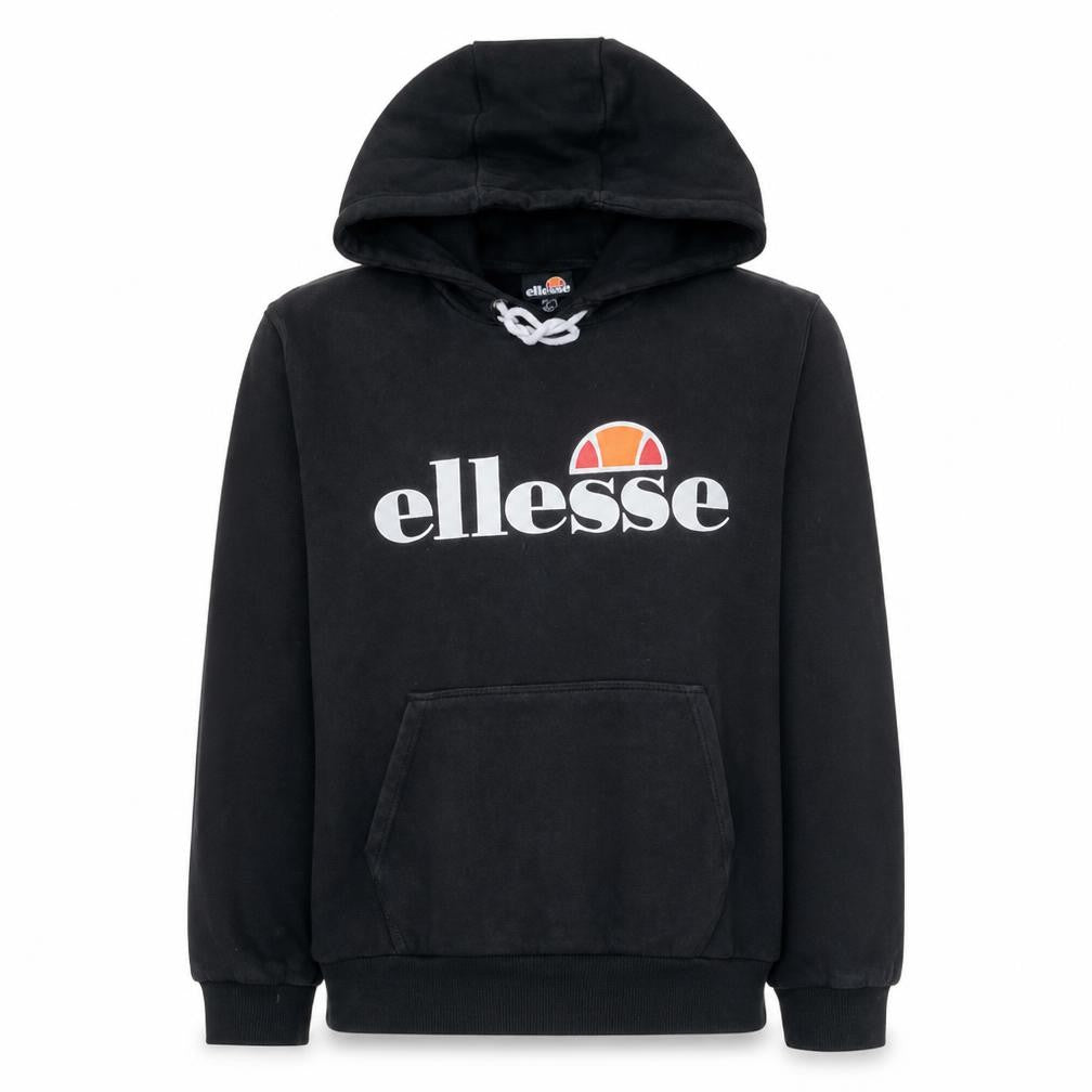 Womens UK Size 14 Ellesse Black Pullover Hoodie