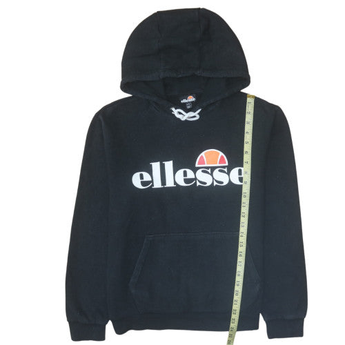 Womens UK Size 14 Ellesse Black Pullover Hoodie