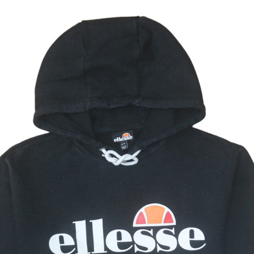 Womens UK Size 14 Ellesse Black Pullover Hoodie