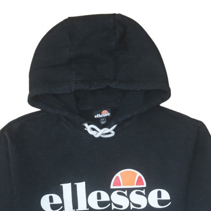 Womens UK Size 14 Ellesse Black Pullover Hoodie