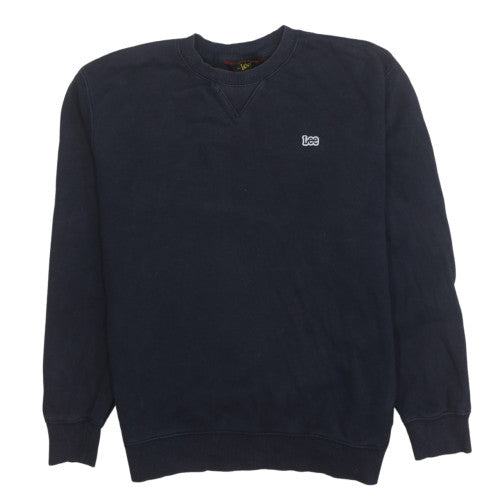 Mens UK Size M Lee Blue Pullover Sweatshirt