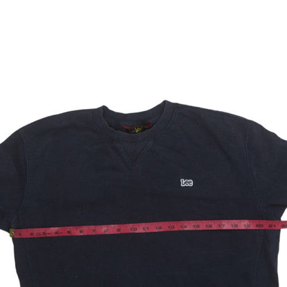 Mens UK Size M Lee Blue Pullover Sweatshirt