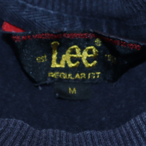 Mens UK Size M Lee Blue Pullover Sweatshirt