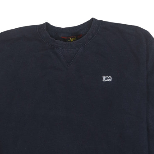 Mens UK Size M Lee Blue Pullover Sweatshirt