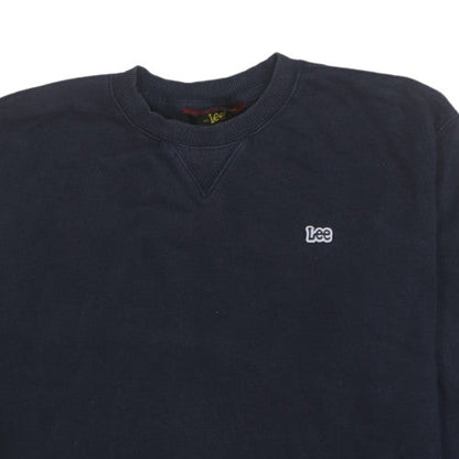 Mens UK Size M Lee Blue Pullover Sweatshirt