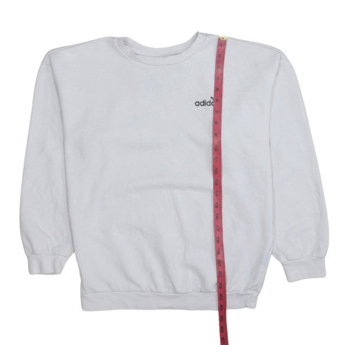 Womens UK Size 8 Adidas White Pullover Sweatshirt