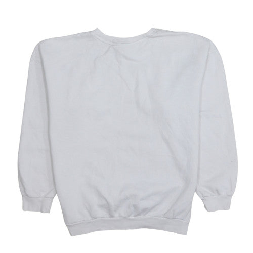 Womens UK Size 8 Adidas White Pullover Sweatshirt