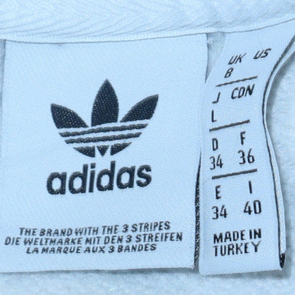 Womens UK Size 8 Adidas White Pullover Sweatshirt