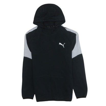 Mens UK Size L Puma Black Pullover Hoodie