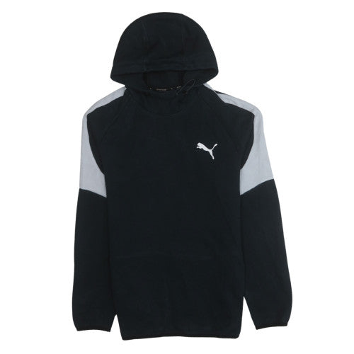 Mens UK Size L Puma Black Pullover Hoodie