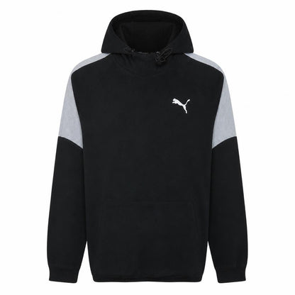 Mens UK Size L Puma Black Pullover Hoodie