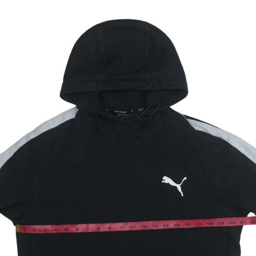 Mens UK Size L Puma Black Pullover Hoodie