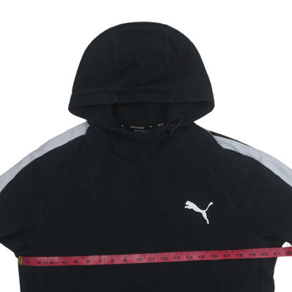 Mens UK Size L Puma Black Pullover Hoodie
